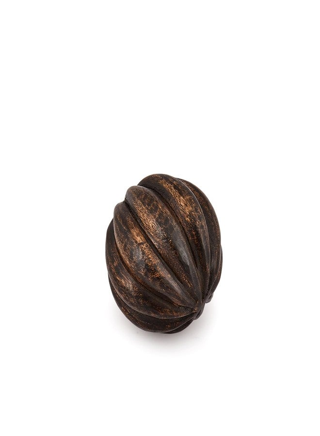 Kaizen Casa Decorative Balls Mango Wood Round Balls Set of 3 for Centerpiece Use Ideal for Use in Living, Dining Room, Coffee Table Centerpiece Home Décor (3" x 3" x 3") - Image 5